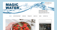 Desktop Screenshot of magicwaterinc.com